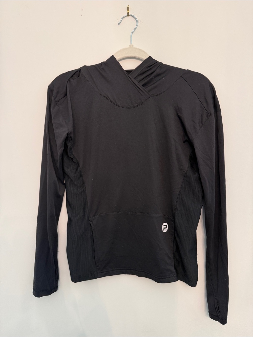 Pelagic Black Long Sleeve Hoodie Sweatshirt